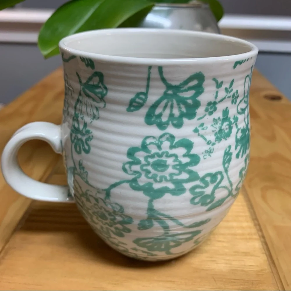 Anthropologie Monogram Initial Coffee Mug